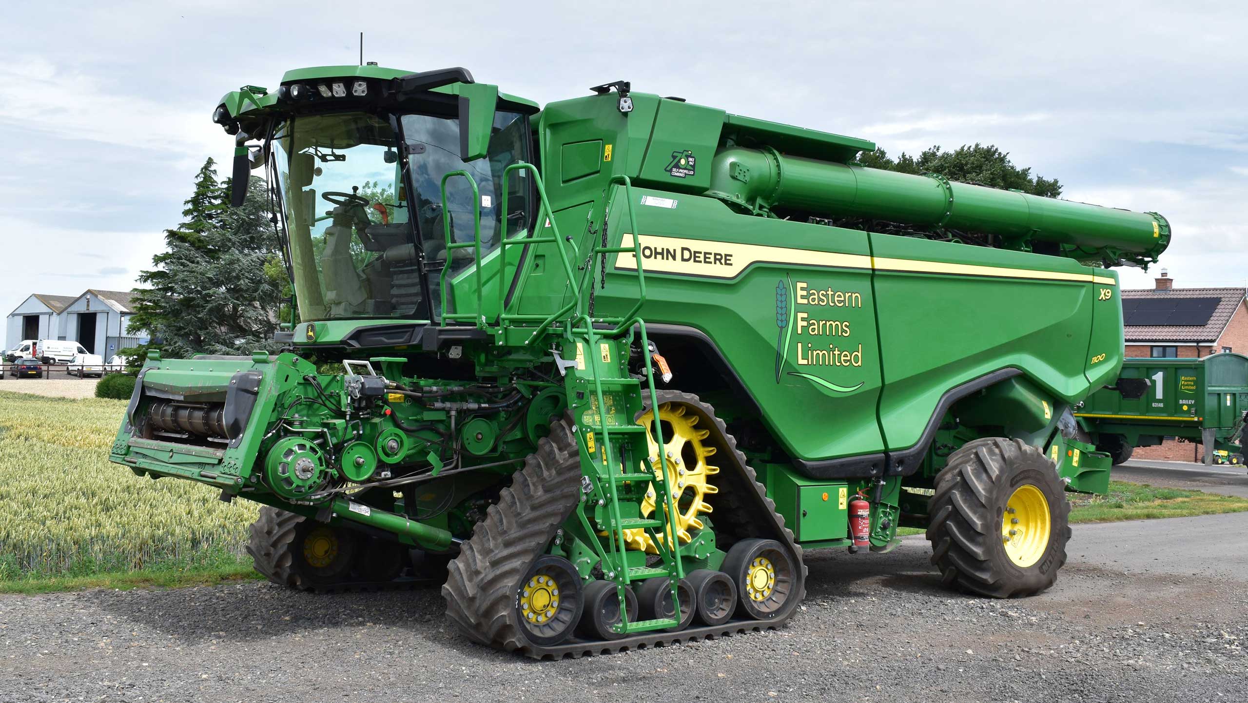 John Deere combine harvester