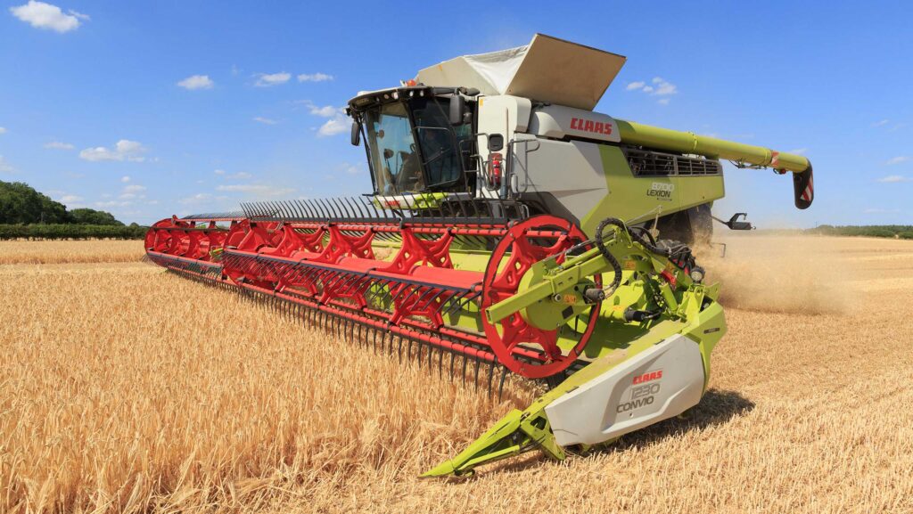 Harvesting winter barley in June 2025, Cambridgeshire © Tim Scrivener