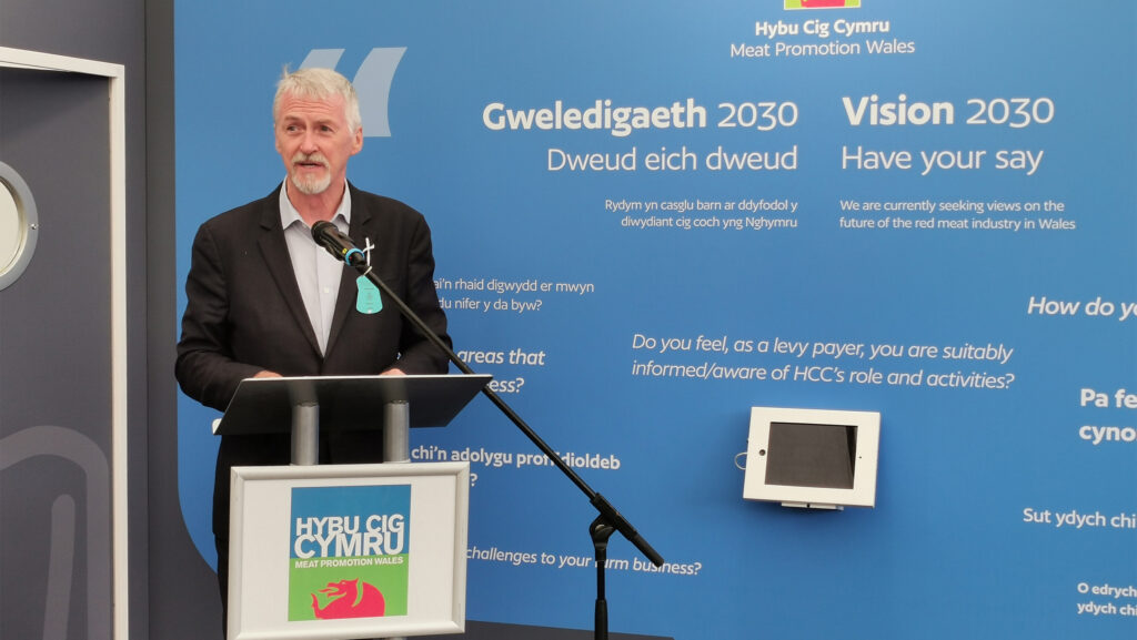 Huw Irranca Davies at the Royal Welsh Show © MAG/Phil Case