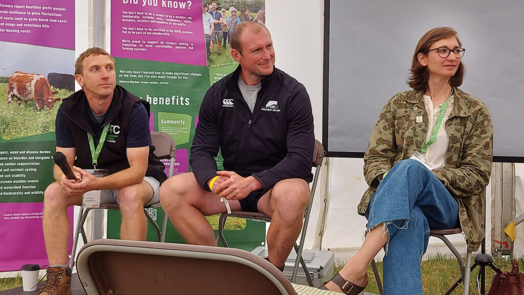 Chris Berry, James Daniel and Claire Beaumont