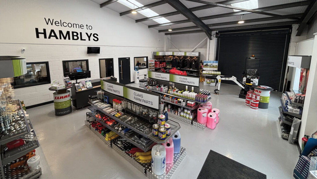 Interior of dealer depot
