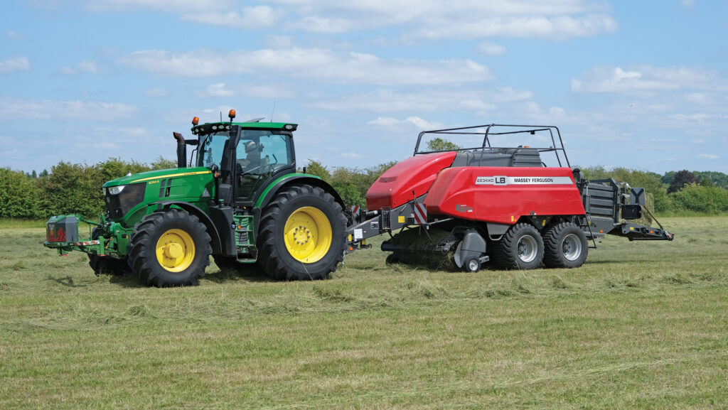 Massey Ferguson LB 2234 XD baler © James Andrews