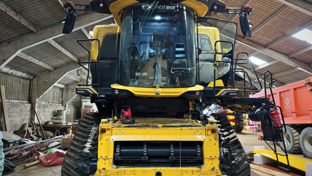 servicing New Holland CR11