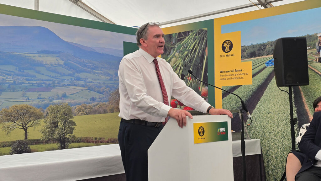 NFU Cymru president Aled Jones