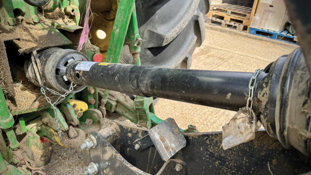 Pto shaft on Kuhn SB 1290 iD baler