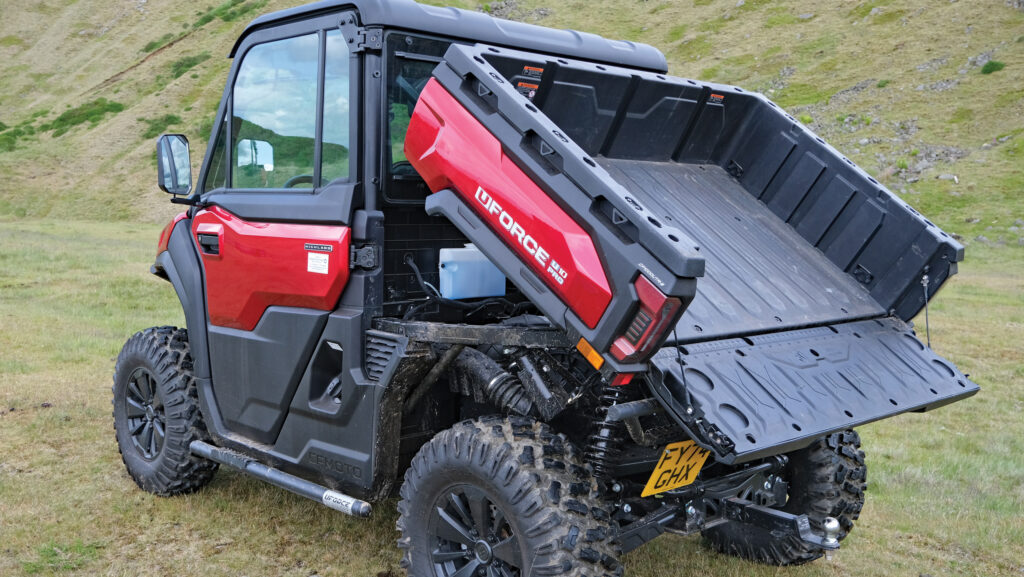 CF Moto bed tip