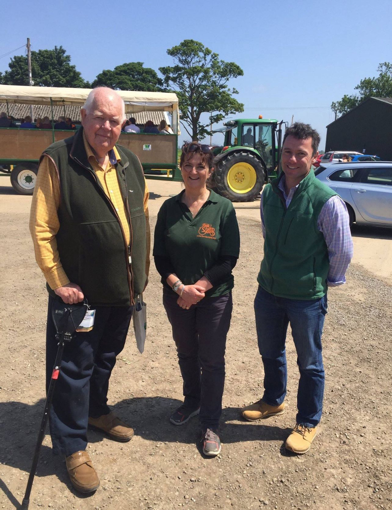 David Richardson with Caroline Drummond and Ian Pigott