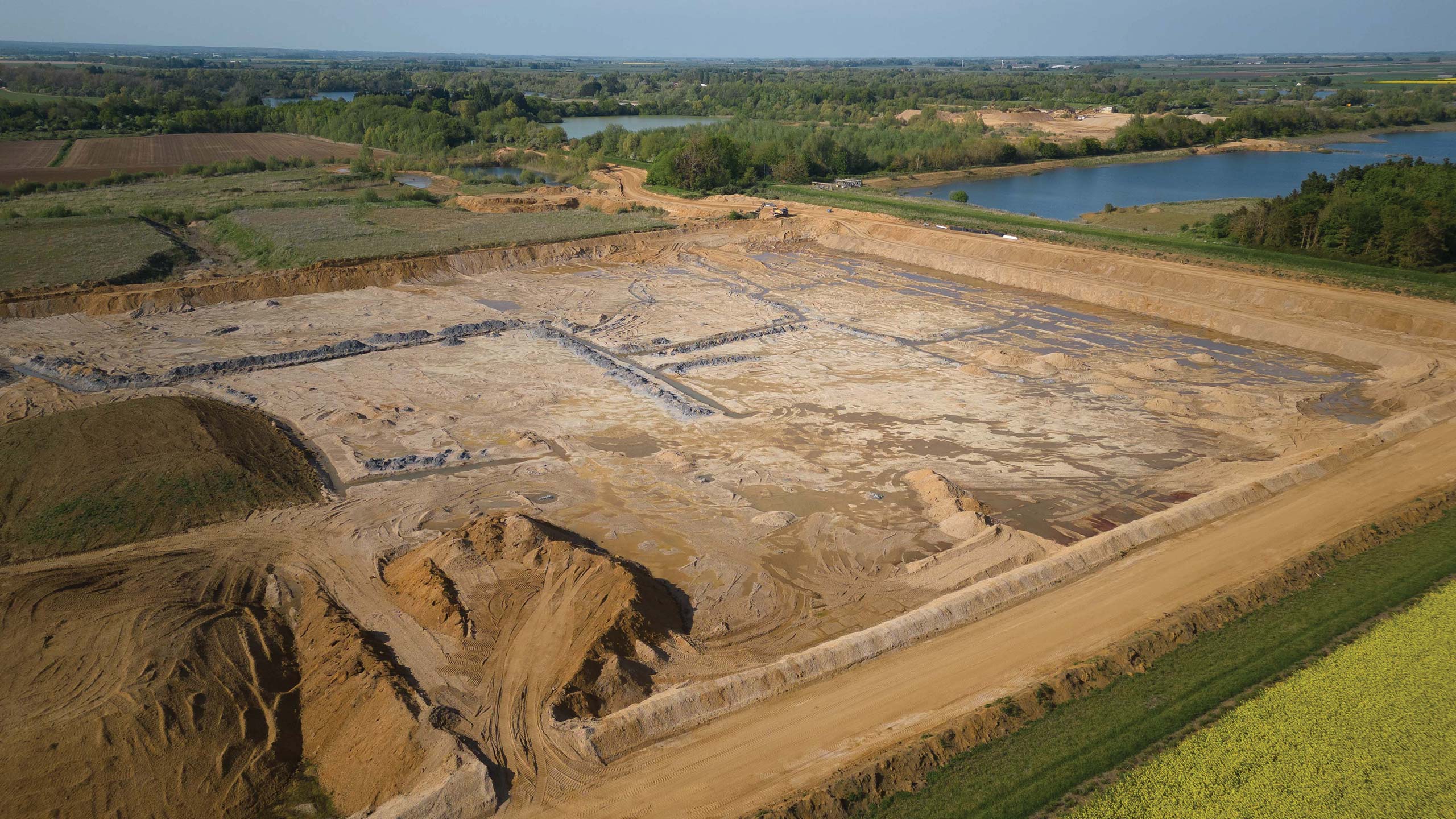 Gravel quarry