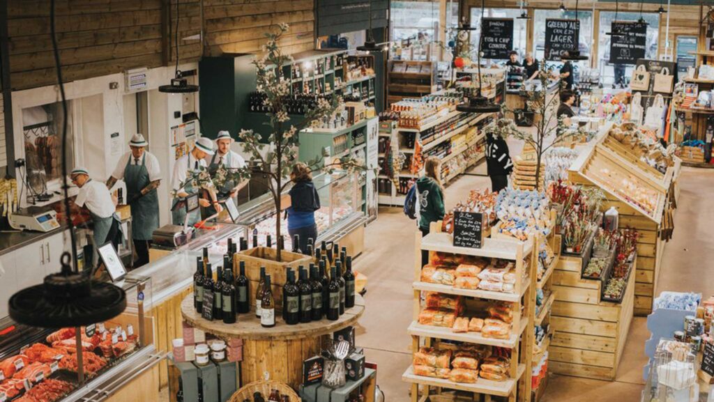 Greendale Farm Shop interior