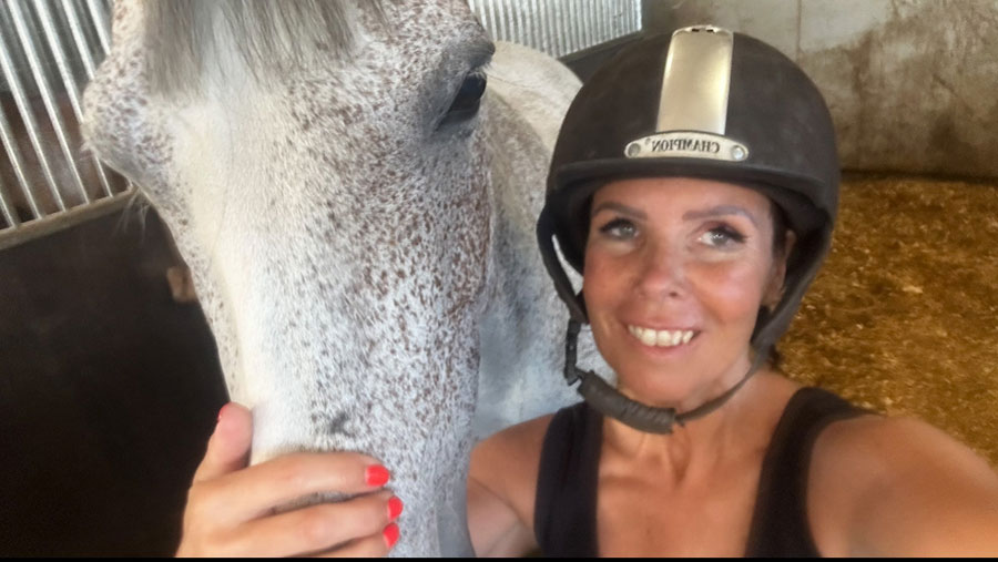 Jacqueline Gunn pictured with horse