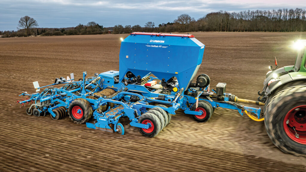 Lemken Solitair is a 6m trailed power harrow drill combination © Lemken
