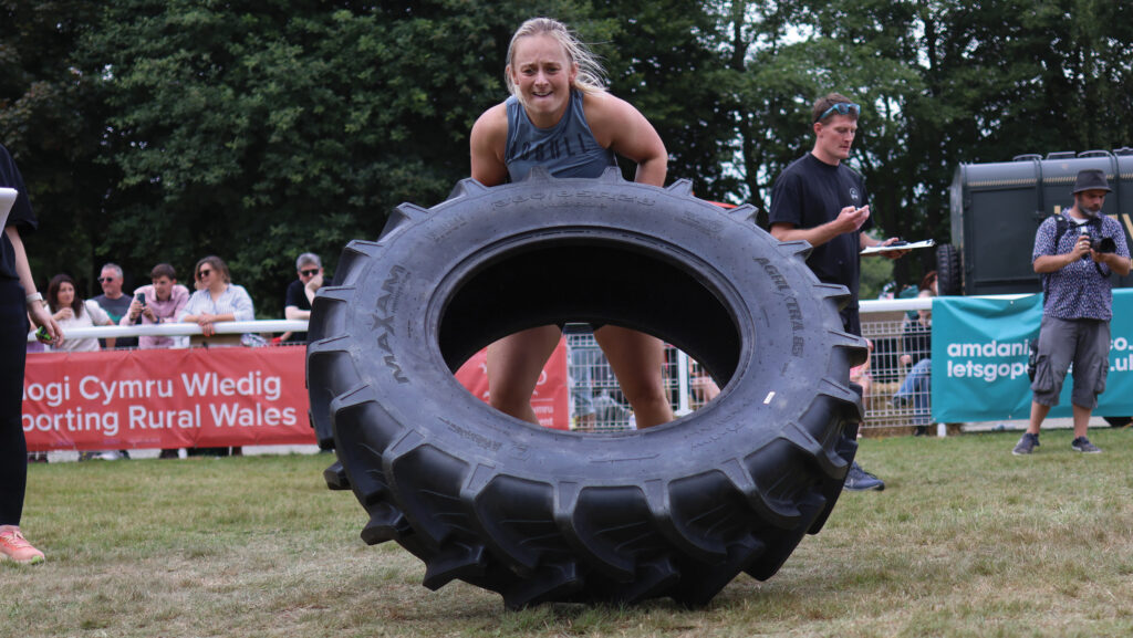 Nia Gwyther at BFF qualifier