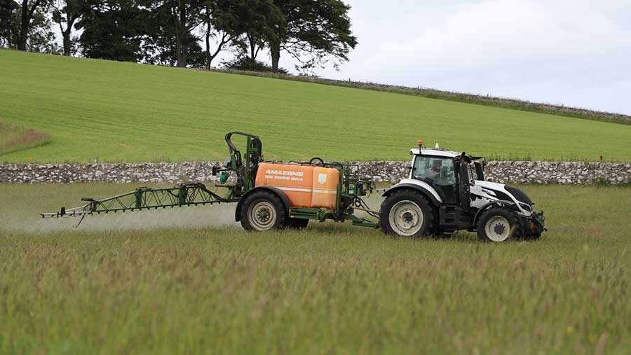 Working some steep land around the farm is now more efficient following the remap © Avon Tuning