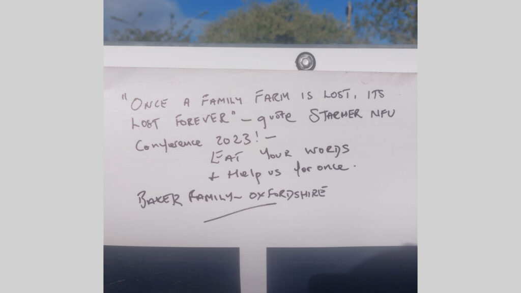 Message on the Trailer of Truth banner