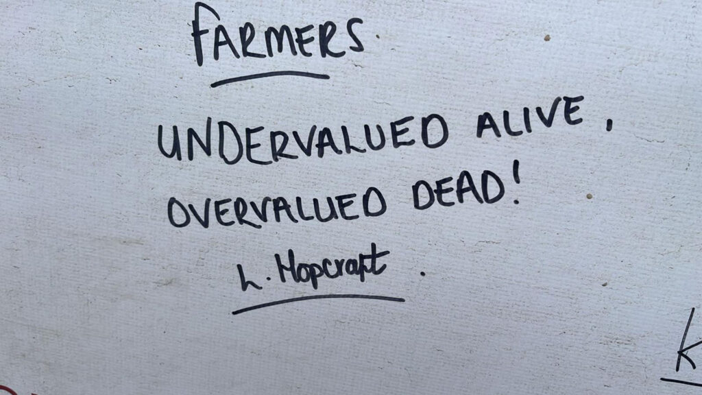 Message on Trailer of Truth banner