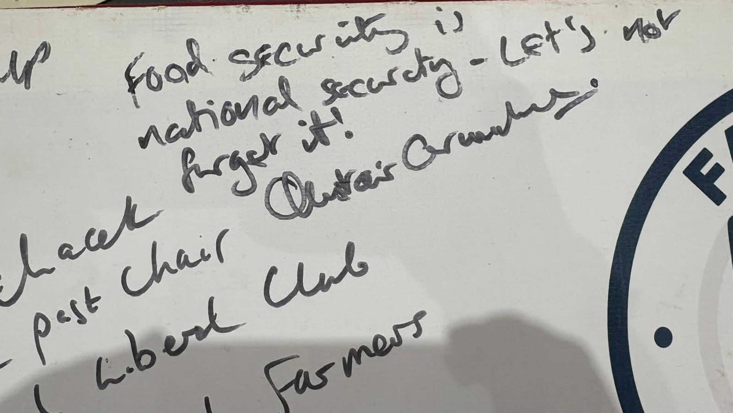Alistair Carmichael's message supporting farmers