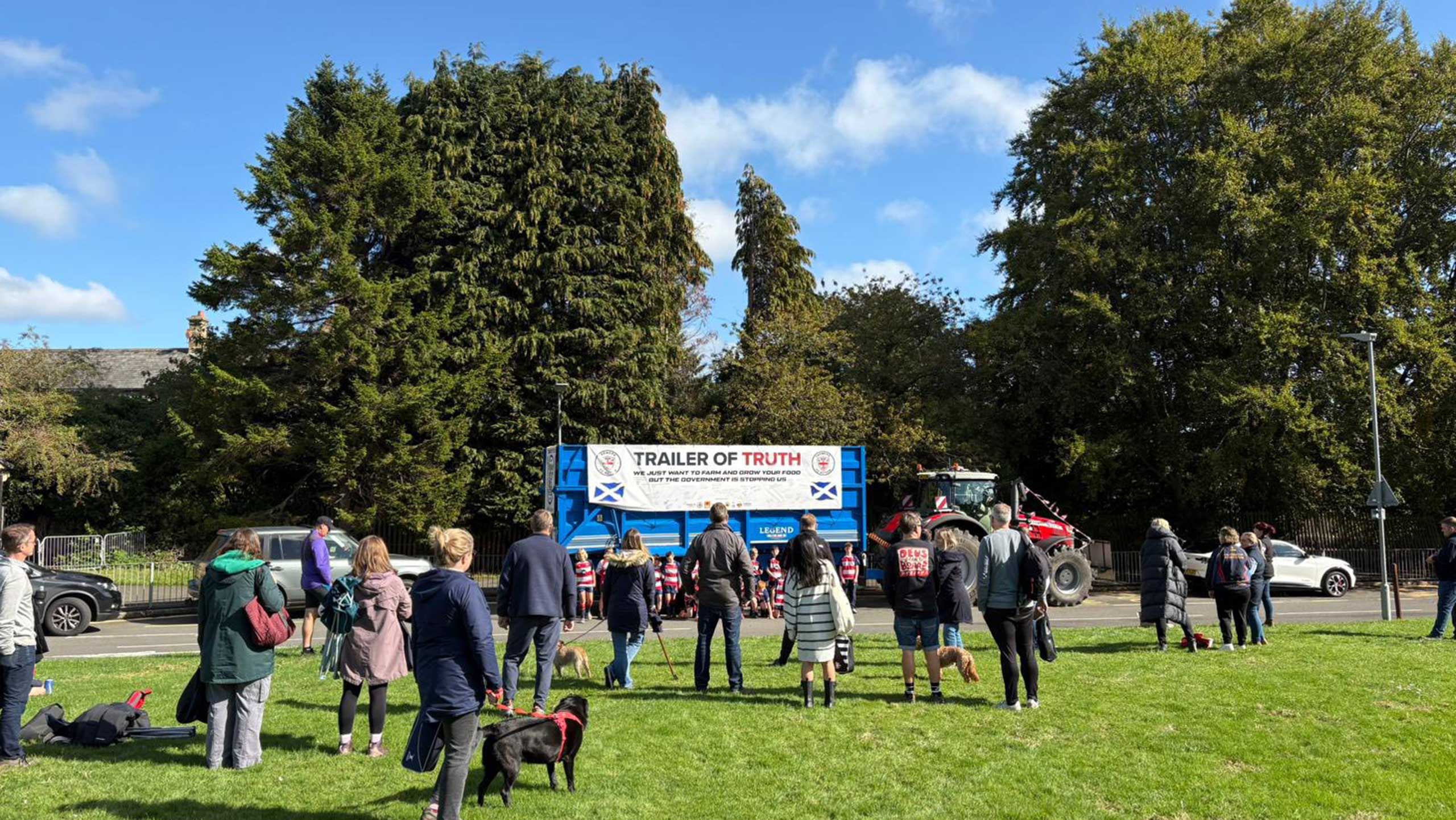 Public support for Scottish FTA protest