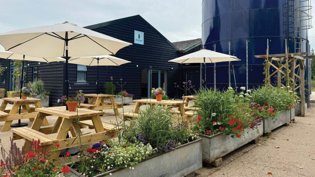 Outside micro pub