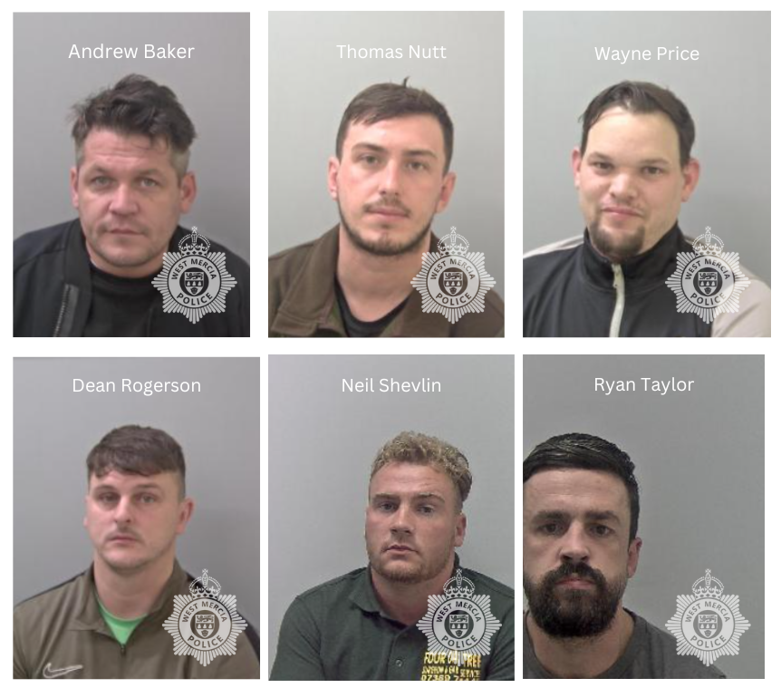 The crime gang police mug shots