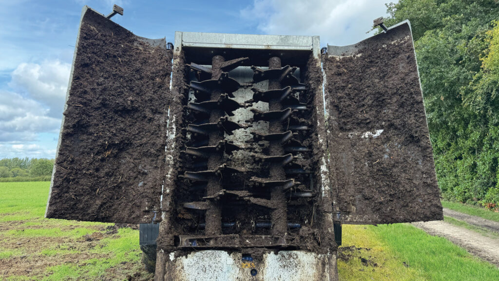 Doors and rotors covered in muck