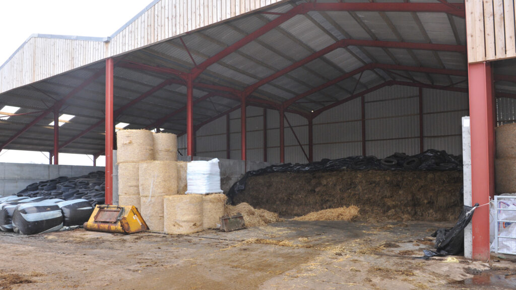 Undercover silage store