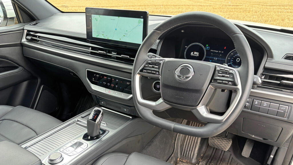 Interior of KGM van