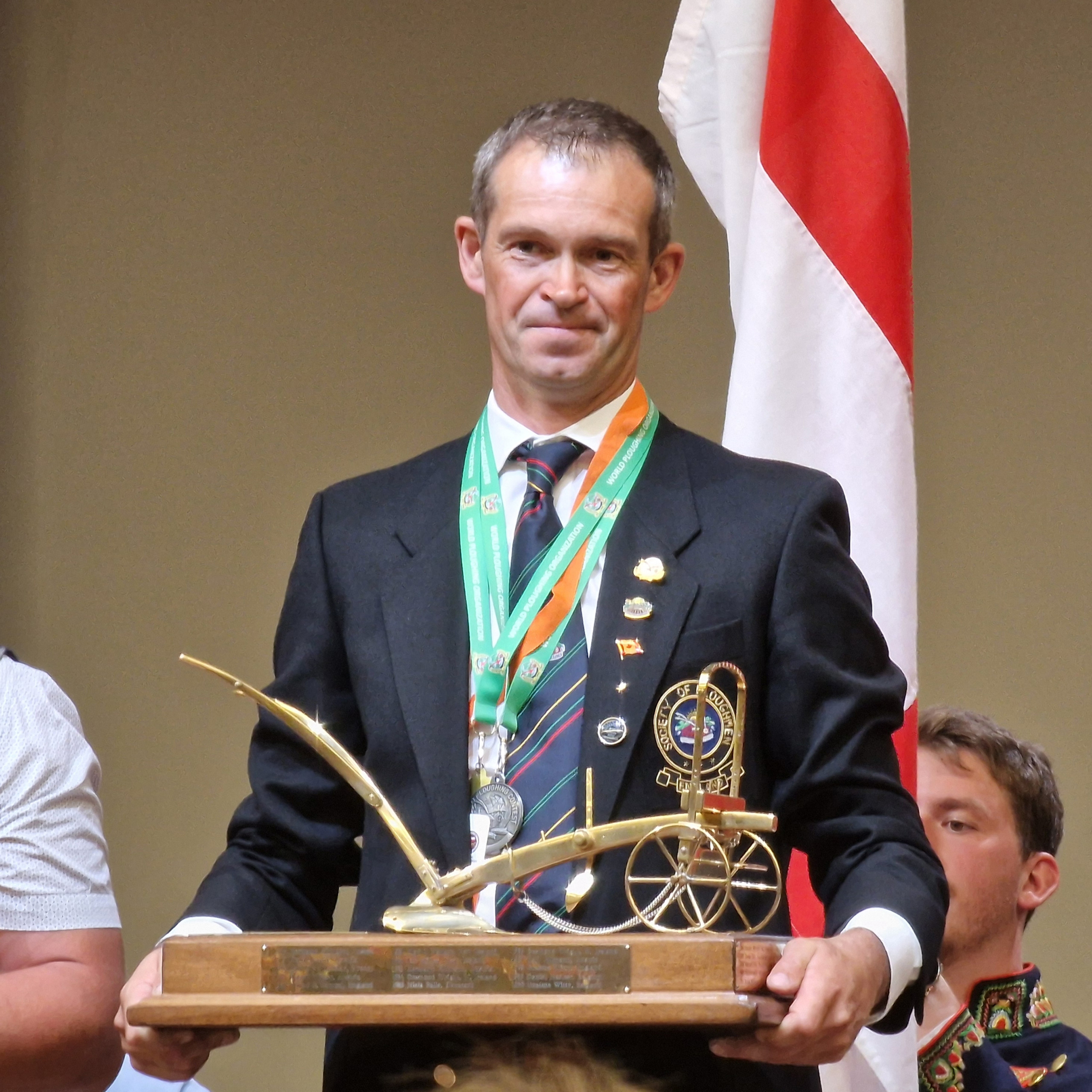James Witty accepting his award