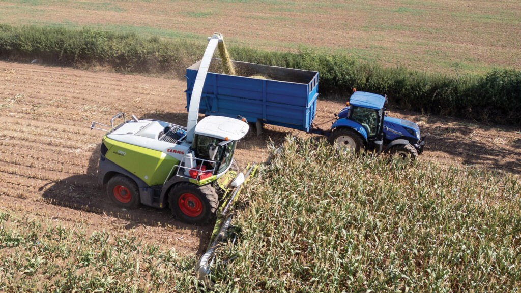 Maize harvesting in Ellerhayes, Devon © Warren Radmore Aerial Dimensons for Photography and Videography