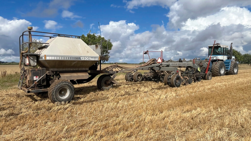 Pillar seed drill