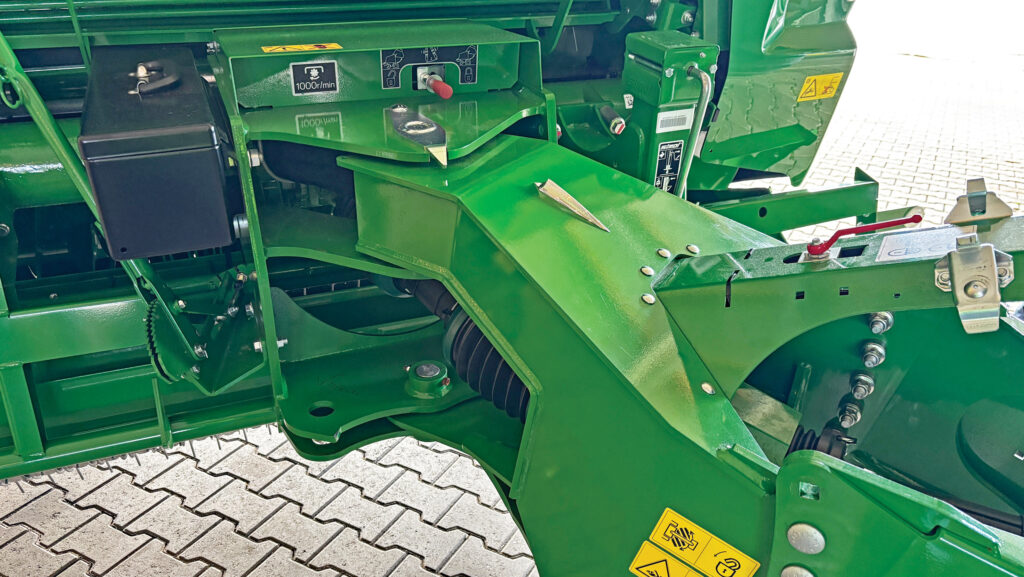 A baler pivot point