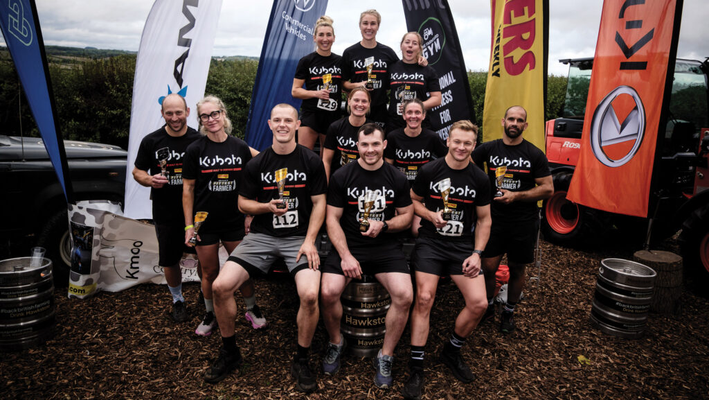 Winners and runners-up Britain's Fittest Farmer 2025