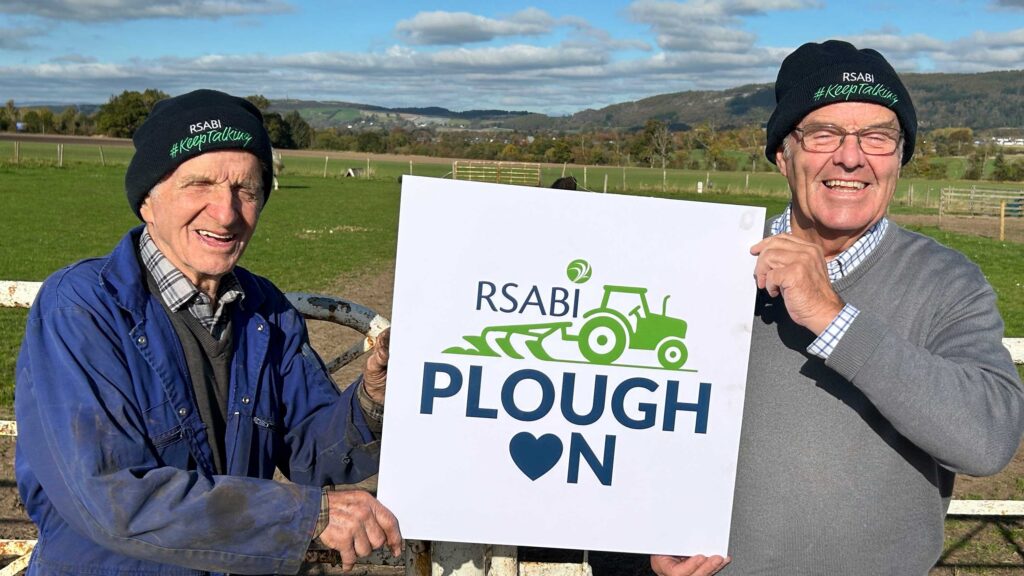 Perthshire senior farmers Douglas Johnston, left, and Douglas Sinclair © RSABI