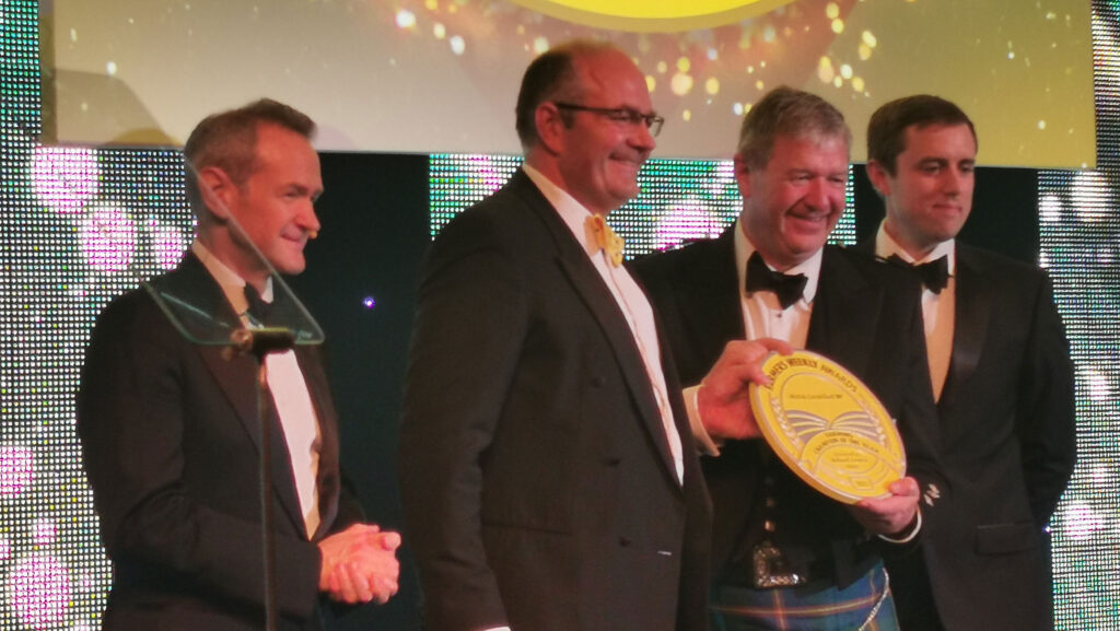 Alistair Carmichael MP receives his award © MAG/Philip Case