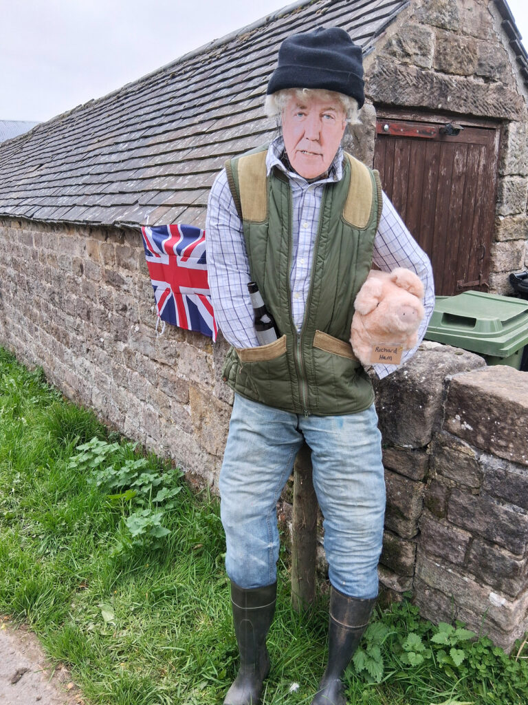 Jeremy Clarkson scarecrow