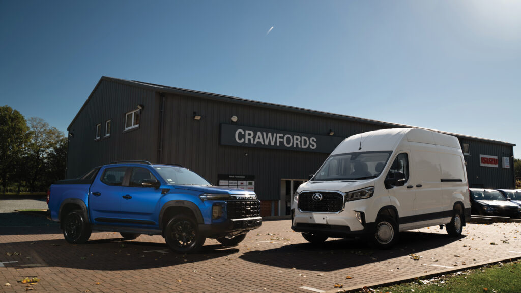 Maxus vans outside dealership