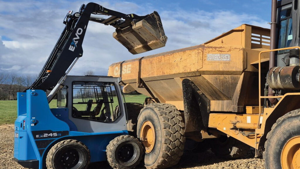 Exvo EX245R electric skid-steer