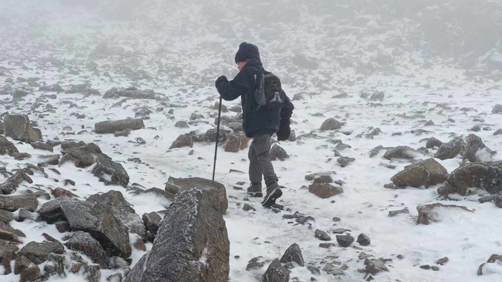 James during the ascent © FCN