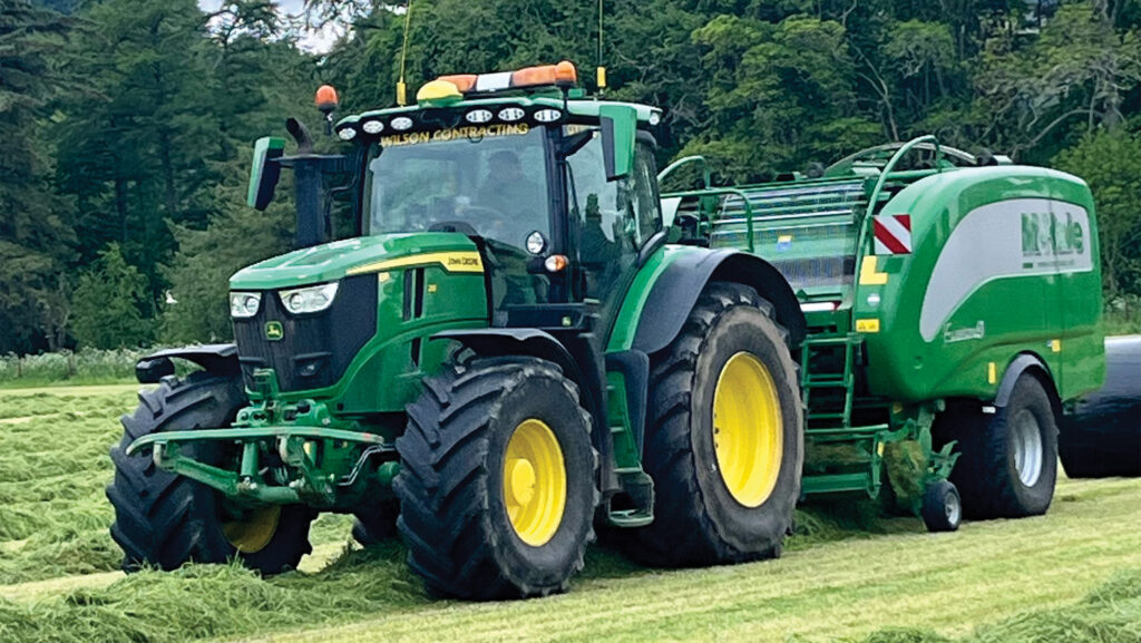 Stuart Wilson's McHale baler