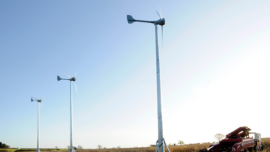 Wind turbines
