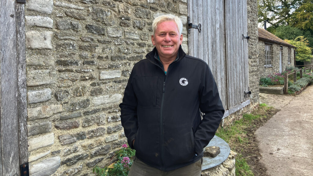 Peter Cheek at Godminster Farm