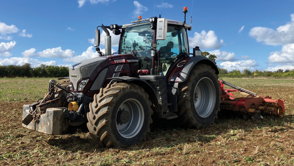 Tractor at Godminster Farm