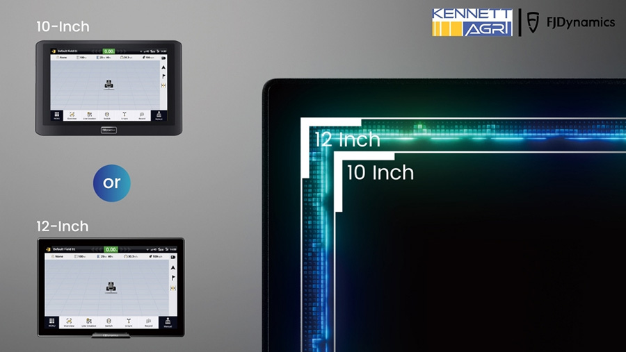 10-inch or 12-inch screen