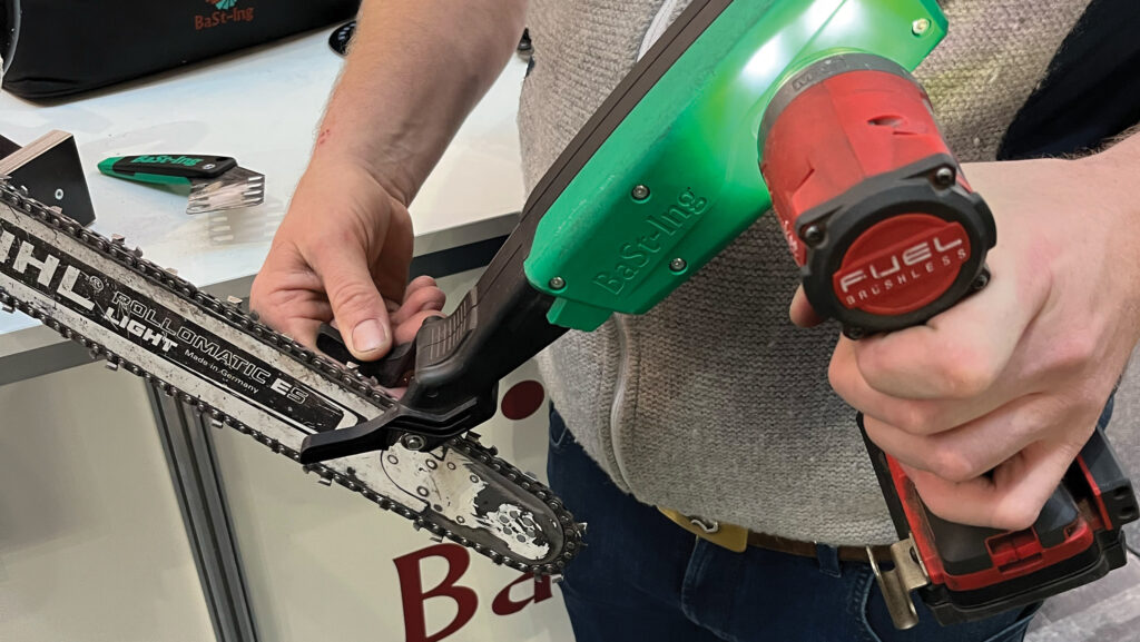 Bast-Ing drill-driven forestry kit