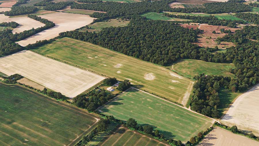 Coney Weston before arial shot