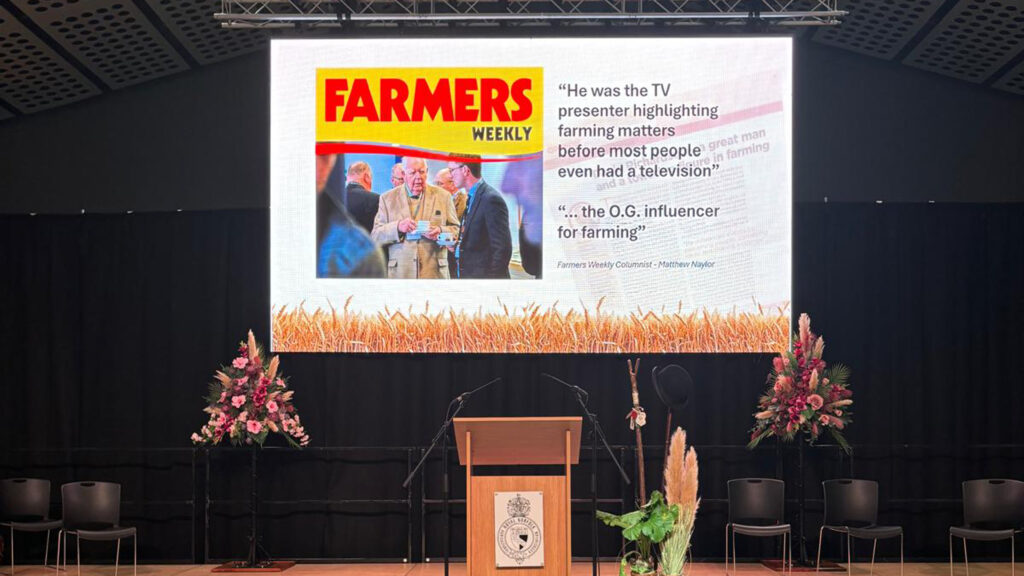 Slide show at David Richardson memorial thanksgiving service