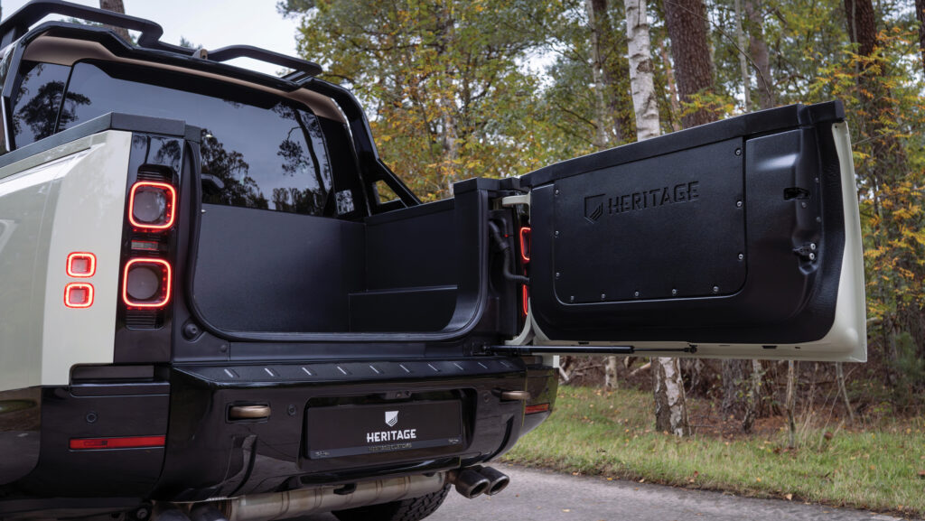Land Rover Defender pickup rear door