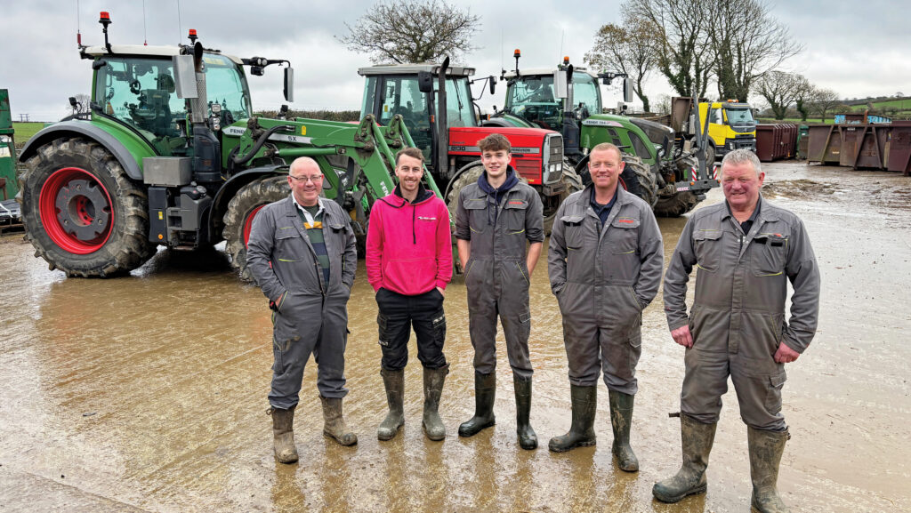 From left: Alan, Patrick, Mitchell, Dan and Lester Keat © James Andrews