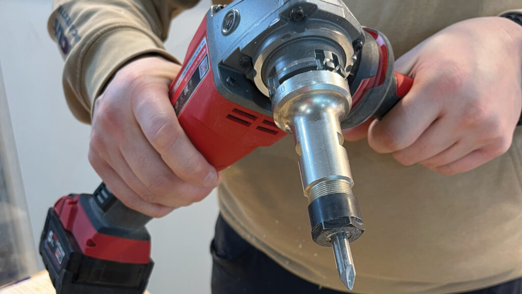 Kaindal die-grinder adapter