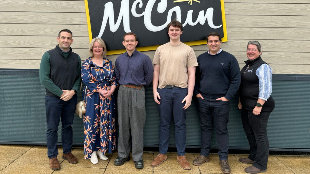 From left: James Hopwood, Helen Wyman, Thomas McVeigh, Isaac Orr, James Stretton, and OFC director Sheena Horne