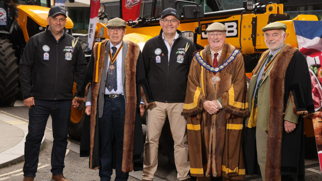 NFU president Tom Bradshaw with the Worshipful Company of Farmers